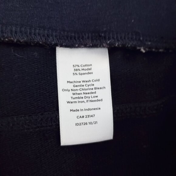 T by Talbots Women Activewear Cropped Pants Blue Plus Size 1X Comfort Waist - Picture 5 of 5